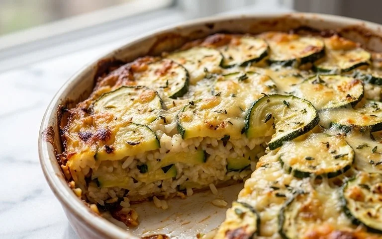 Julia Child's Zucchini and Rice Gratin (Tian de Courgettes au Riz)