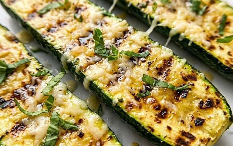Grilled Zucchini with Parmesan