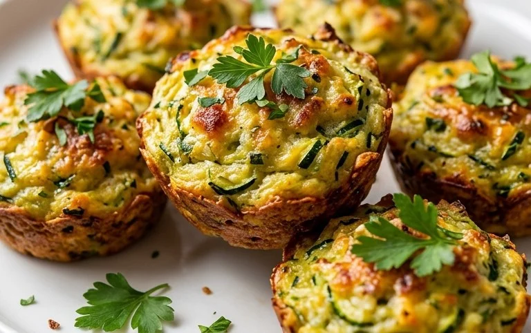 Zucchini Garlic Bites