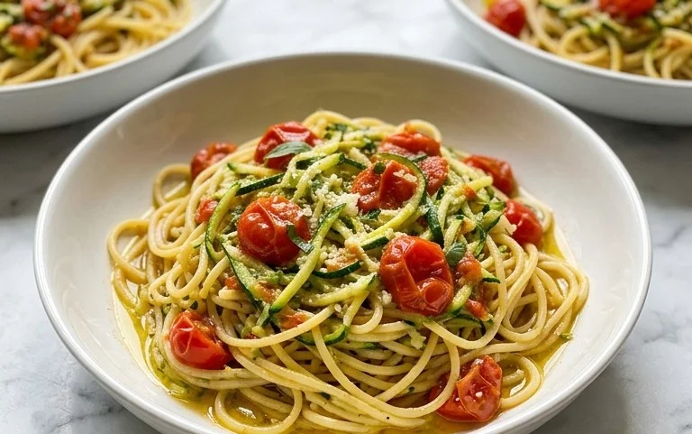 Simple Fresh Zucchini Pasta Sauce