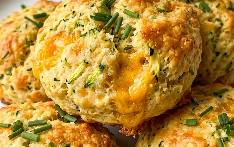 Zucchini Cheddar Biscuits