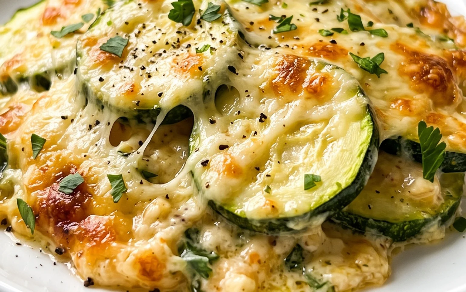Cheesy Baked Zucchini Casserole