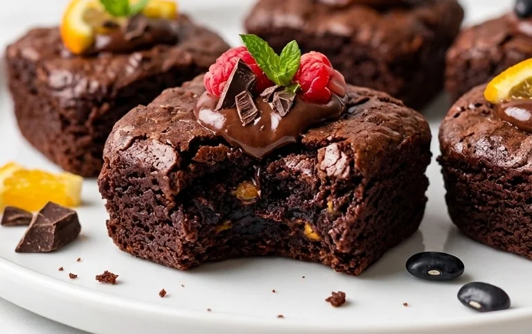 Chocolate Black Bean Brownie Bites