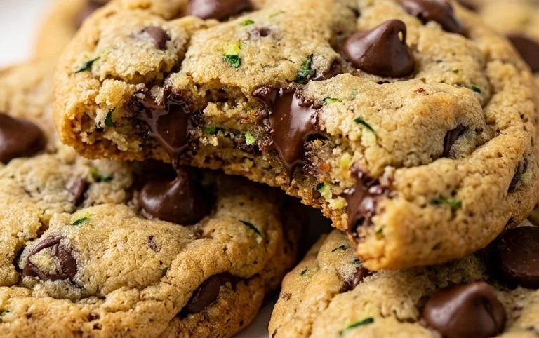 Soft Zucchini Cookies with Chocolate Chips
