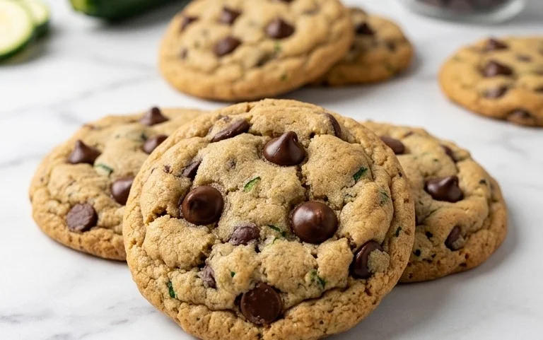 Soft Zucchini Cookies with Chocolate Chips