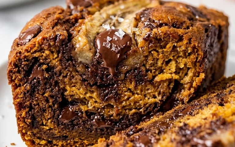 Pumpkin Chip Banana Bread