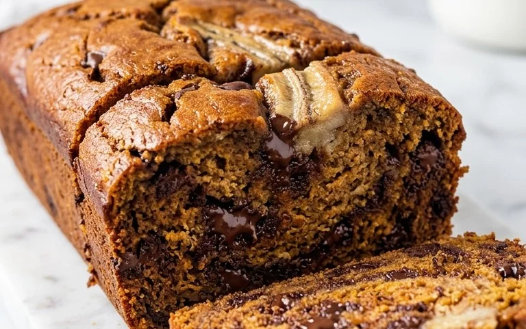 Pumpkin Chip Banana Bread